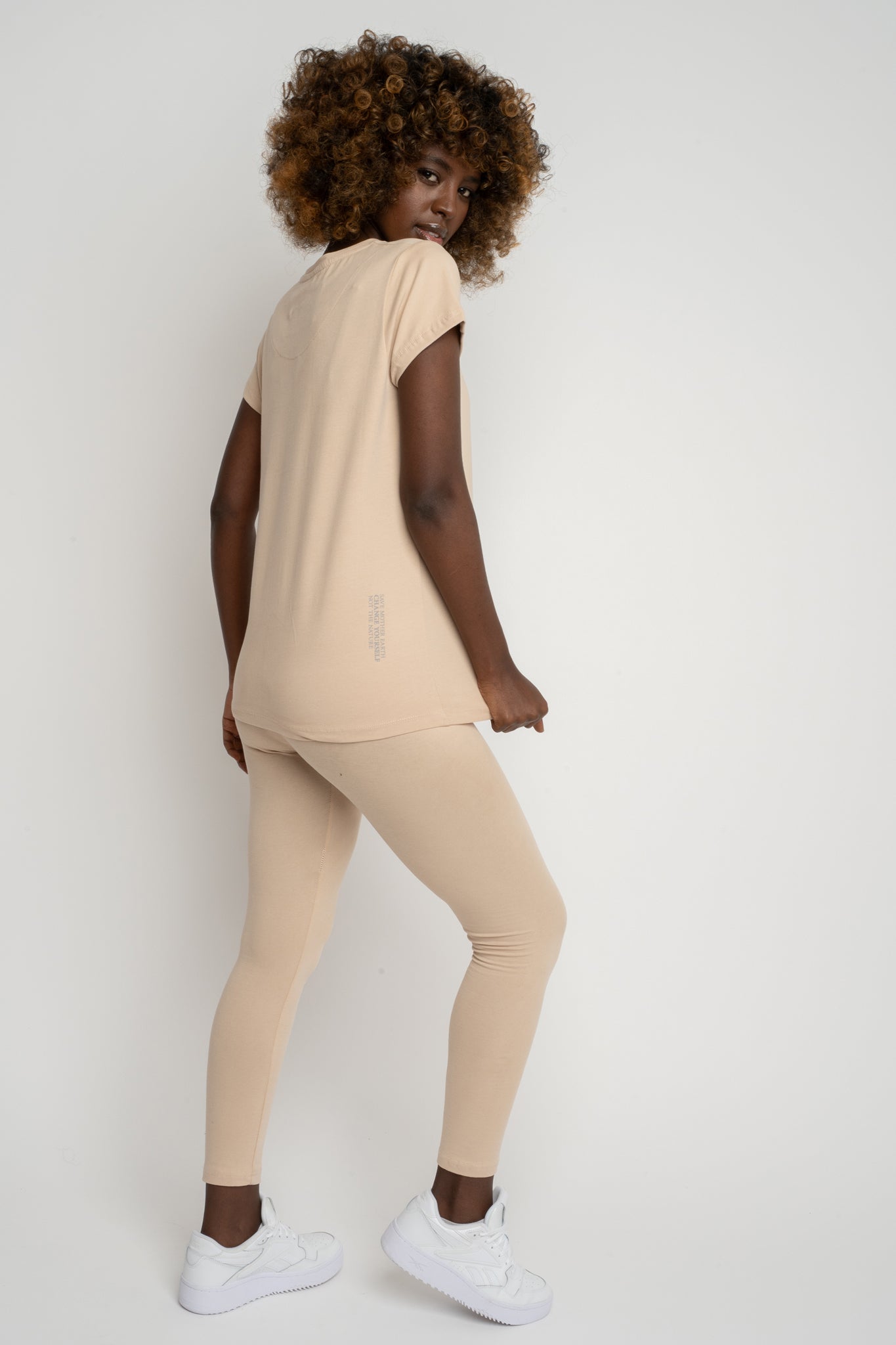 WOMEN'S BEIGE T-SHIRT - PETIT