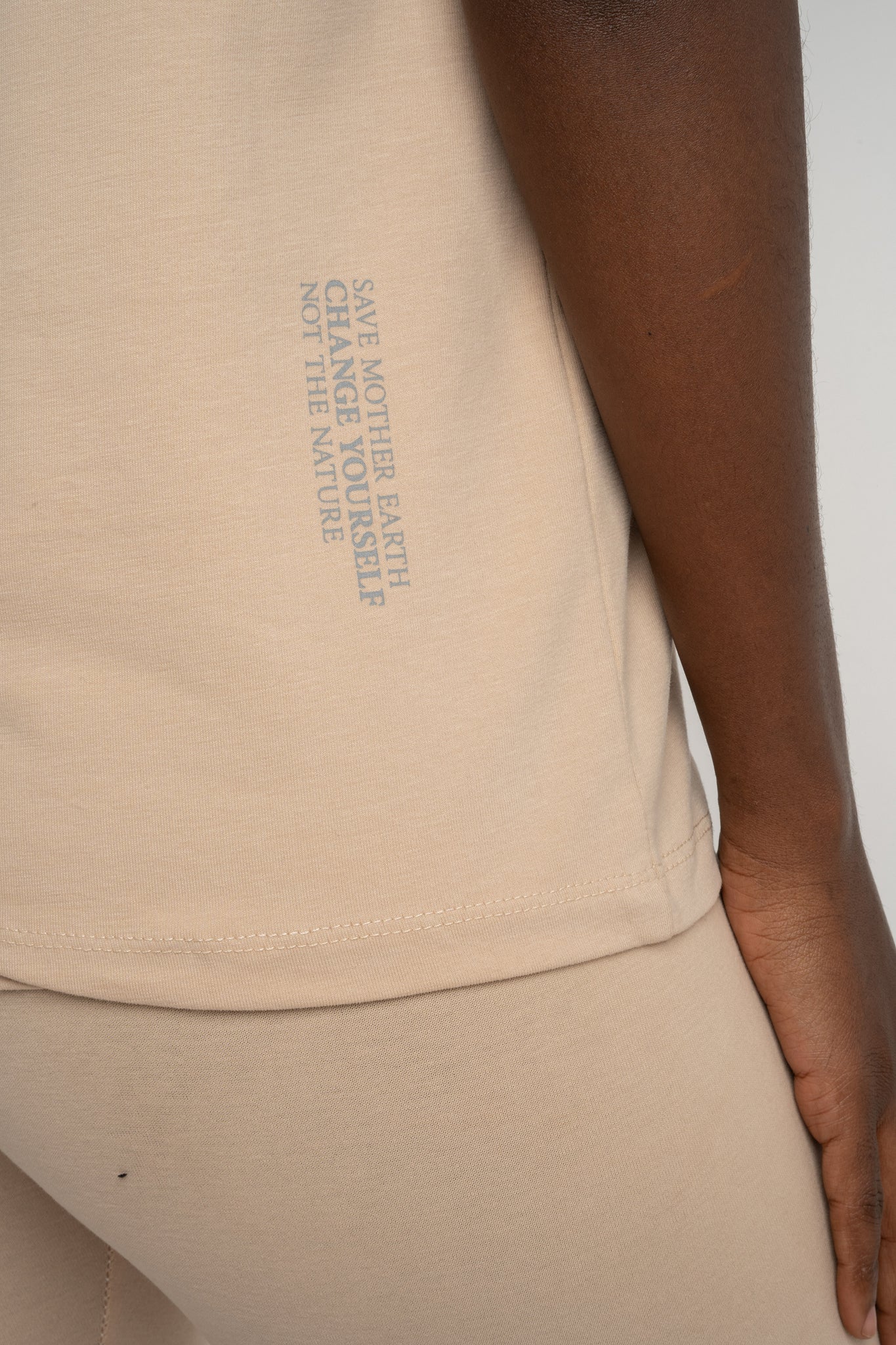 WOMEN'S BEIGE T-SHIRT - PETIT