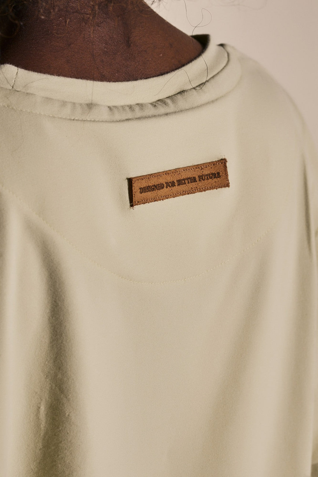 ASYMMETRIC OVERSIZE T-SHIRT LIME - ELEFANTA