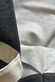 TORBA TYPU SHOPPER  BAG JEANSOWA CZARNA - LIDO