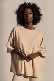 OVERSIZE T-SHIRT BEIGE - KEELING