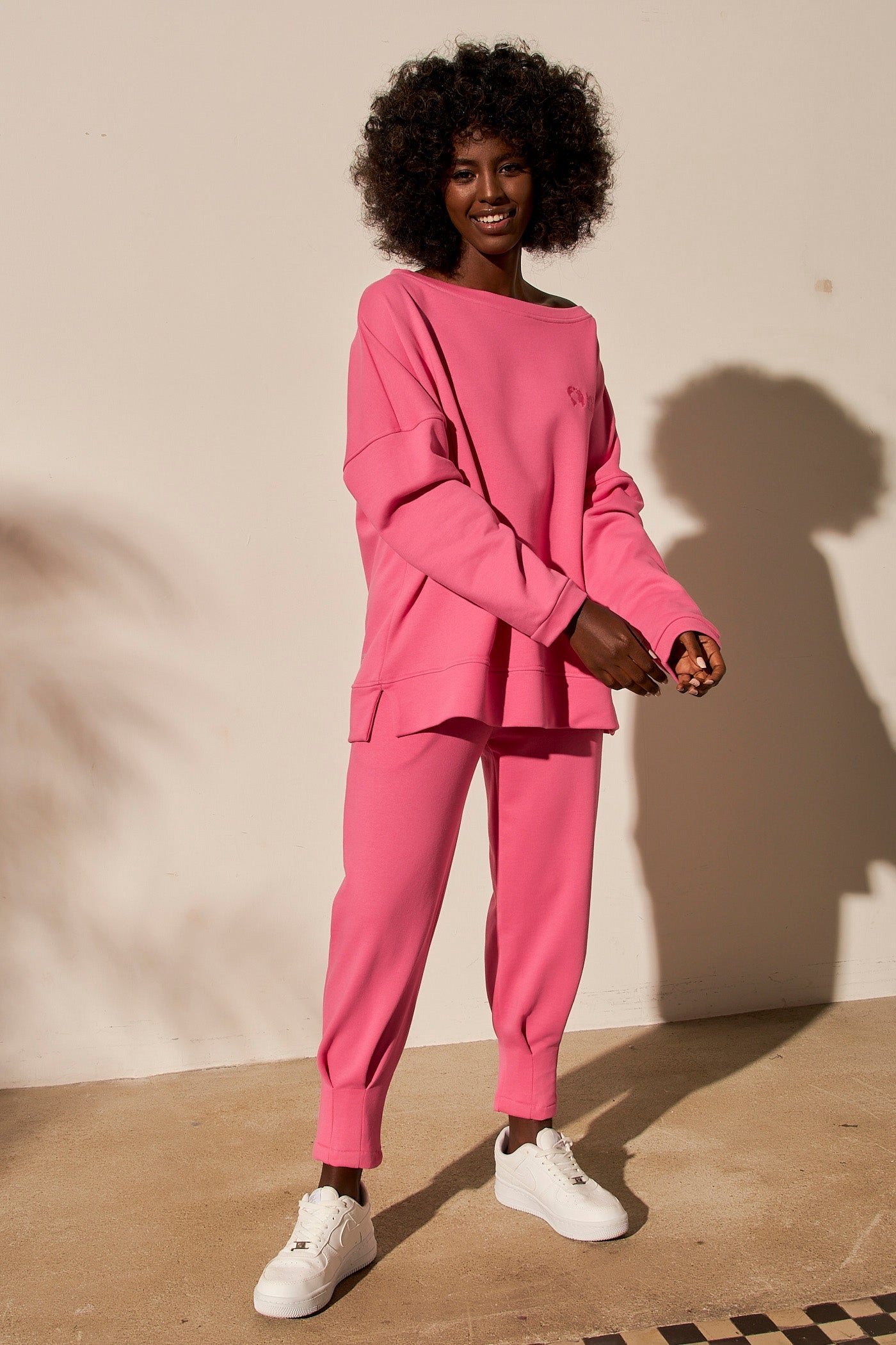 LIGHT PINK TRACKSUIT SET LISBOA