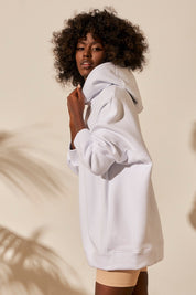 OVERSIZED HOODIE WHITE - EGERIA