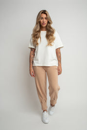 BROWN TAPERED SWEATPANTS - ANACAPA