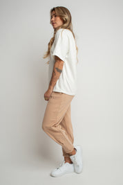 BROWN TAPERED SWEATPANTS - ANACAPA