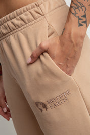 BROWN TAPERED SWEATPANTS - ANACAPA
