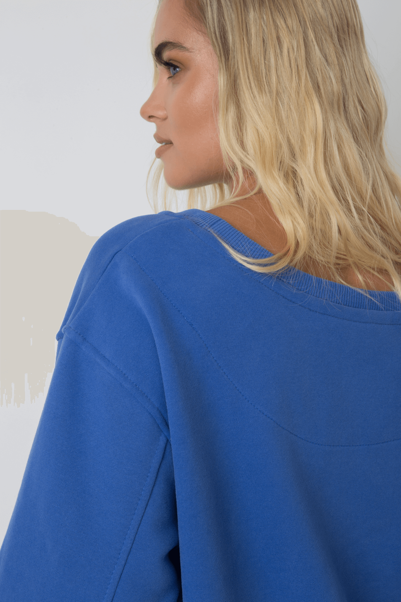 CREWNECK SWEATSHIRT CORNFLOWER - COMINO