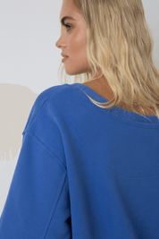 CREWNECK SWEATSHIRT CORNFLOWER - COMINO