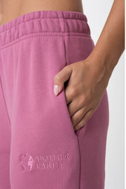 FUCHSIA TAPERED LEGS SWEATPANTS - ANACAPA