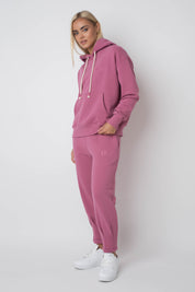FUCHSIA TAPERED LEGS SWEATPANTS - ANACAPA