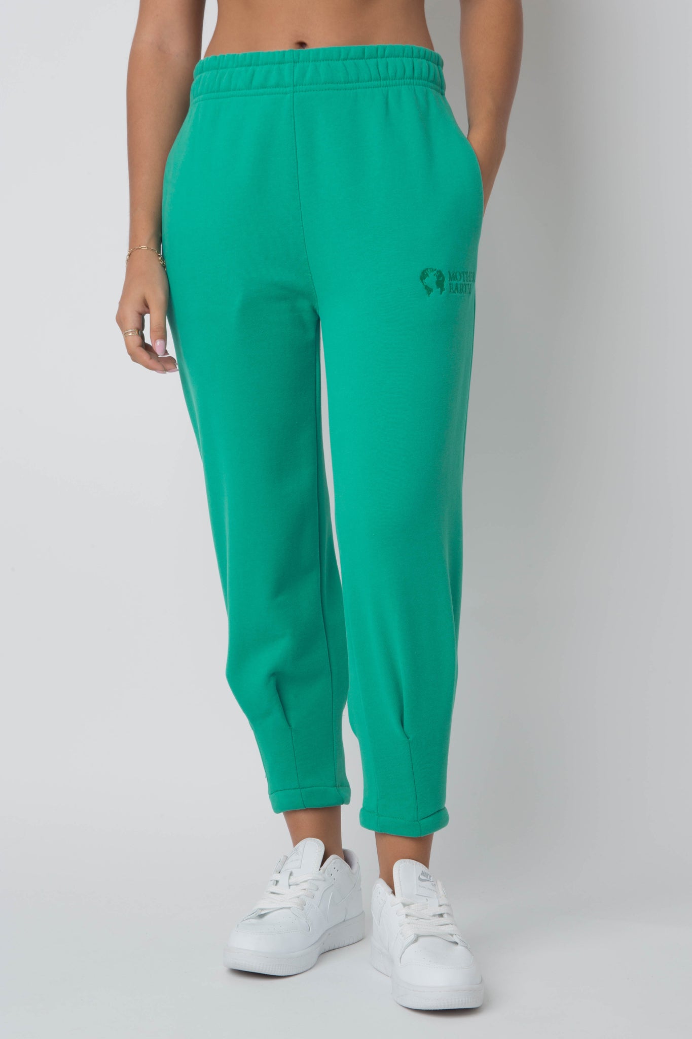 TAPERED LEGS TRACKSUITS GREEN - ANACAPA