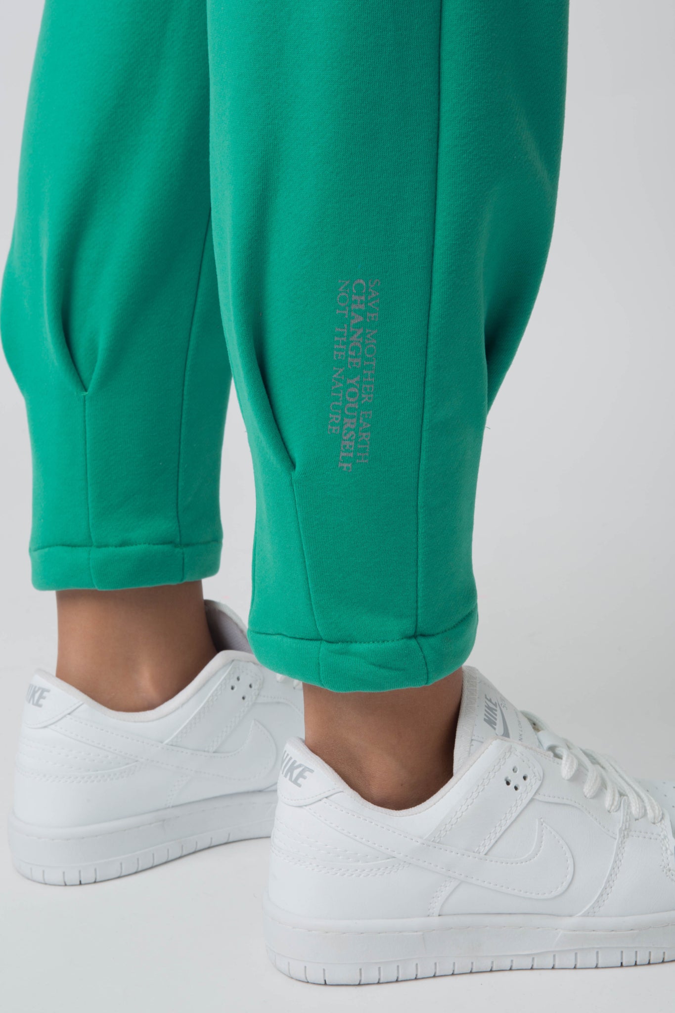TAPERED LEGS TRACKSUITS GREEN - ANACAPA