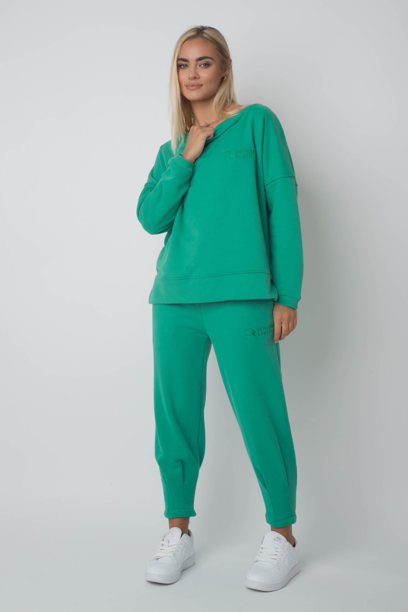 TAPERED LEGS TRACKSUITS GREEN - ANACAPA