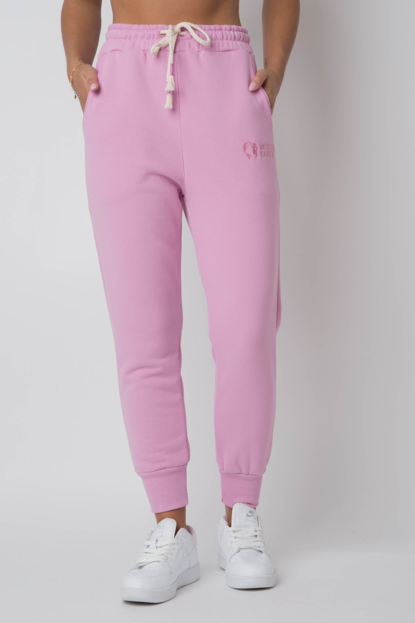CANDY PINK JOGGER TROUSERS - BEGERA