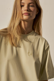 SHORT SLEEVE DRESS LIME - ZELANDIA