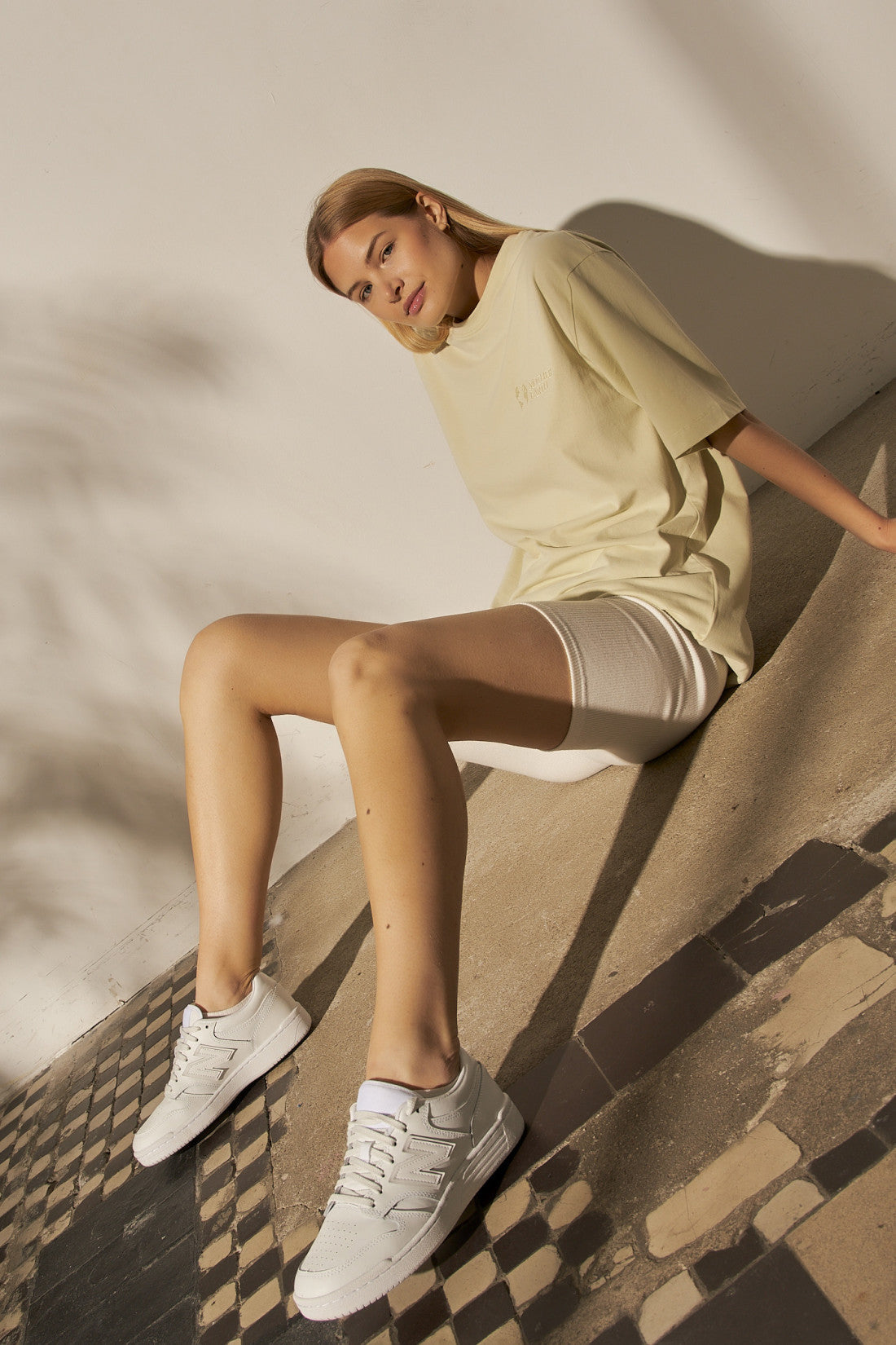 SHORT SLEEVE DRESS LIME - ZELANDIA
