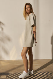 SHORT SLEEVE DRESS MINT - ZELANDIA