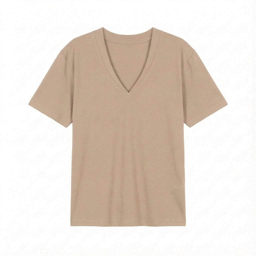 OVERSIZED T-SHIRT WITH A DELICATE WASH EFFECT, BEIGE - FLORES packshot
