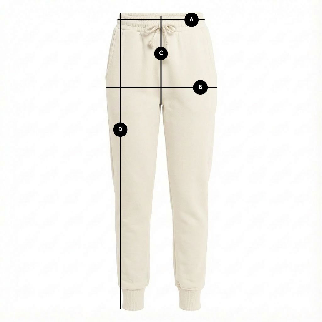 SPODNIE DRESOWE TYPU JOGGER ECRU - BEGERA packshot