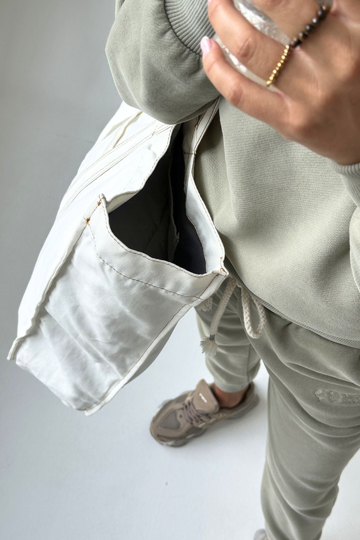 NAVY BLUE SHOPPER BAG - LIDO