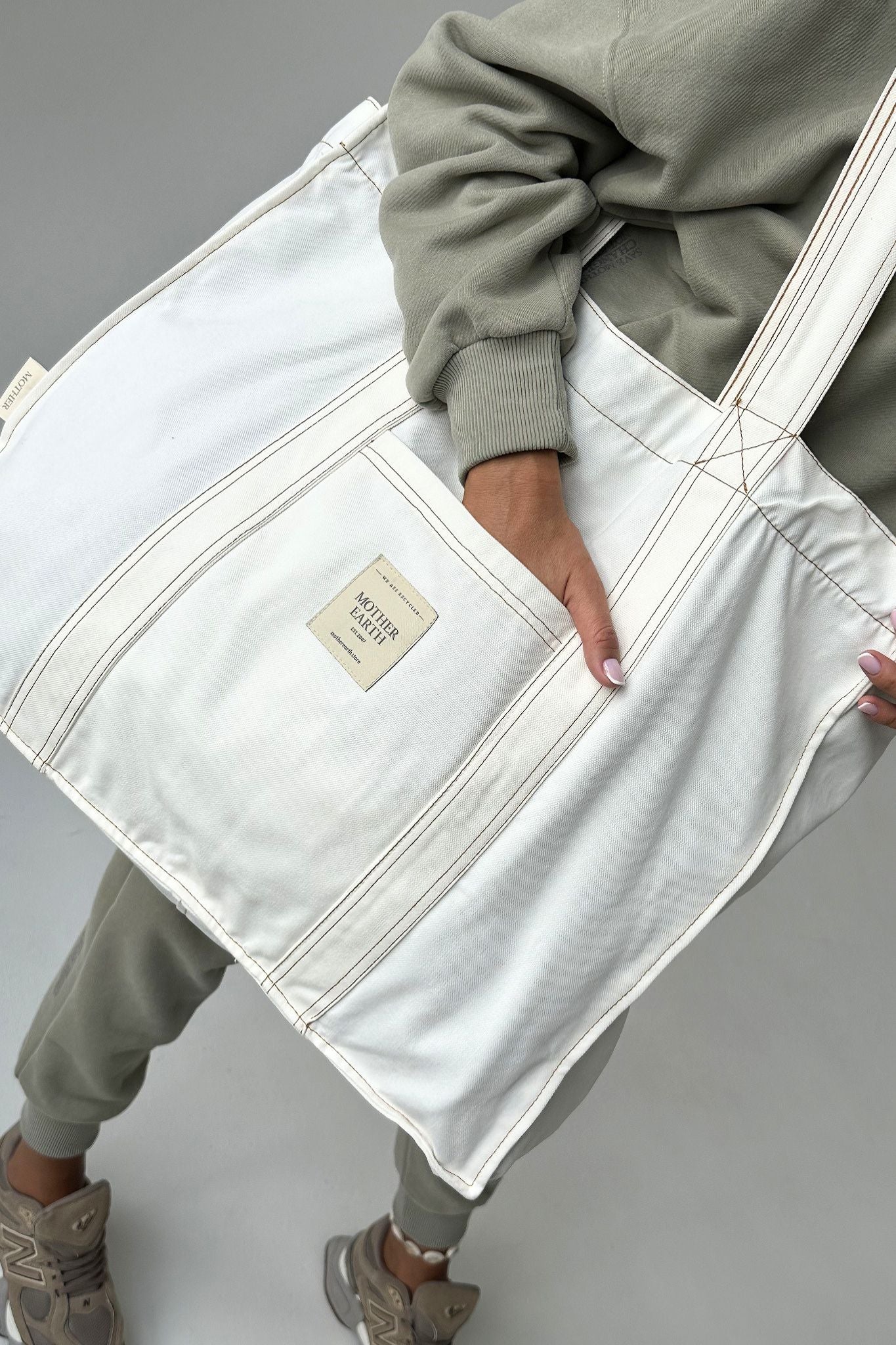 NAVY BLUE SHOPPER BAG - LIDO