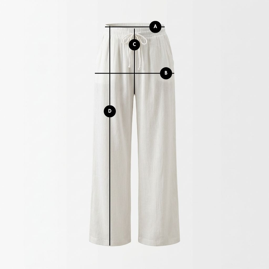 ECRU MUSLIN TROUSERS - DANAE packshot