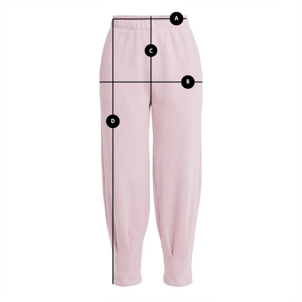 SPODNIE DRESOWE ZE ZWĘŻANYMI NOGAWKAMI JASNORÓŻOWE - ANACAPA packshot