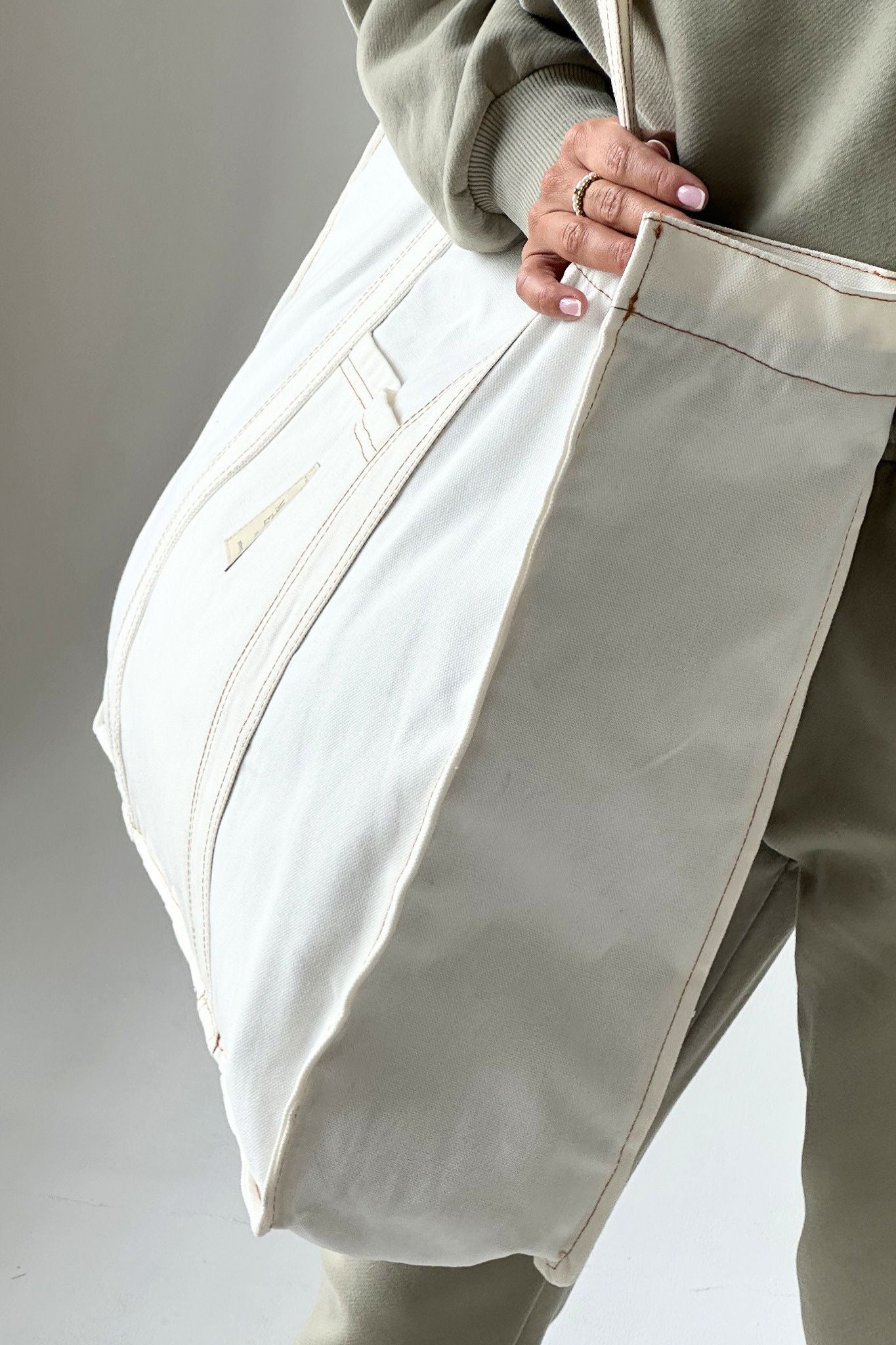 NAVY BLUE SHOPPER BAG - LIDO