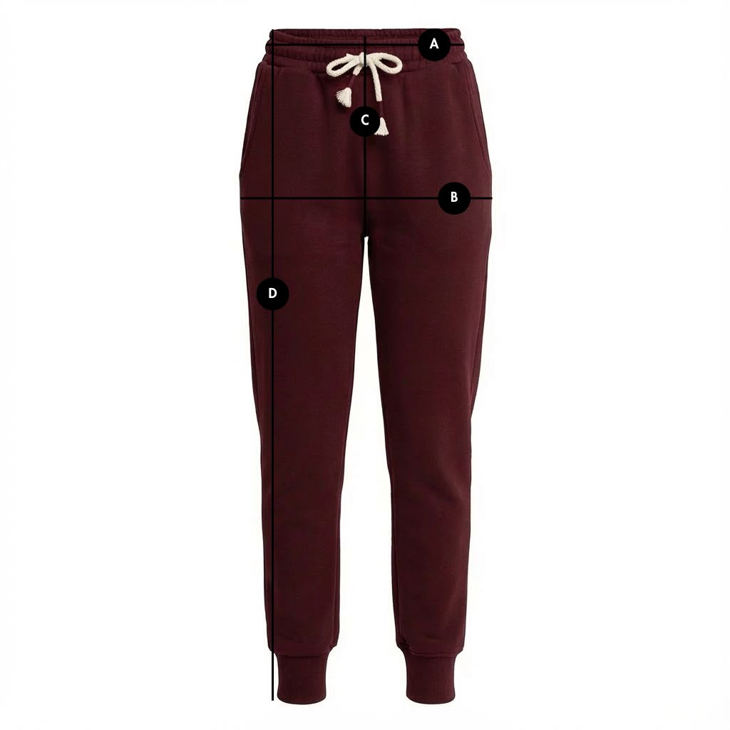 SPODNIE DRESOWE TYPU JOGGER BORDOWE - BEGERA packshot