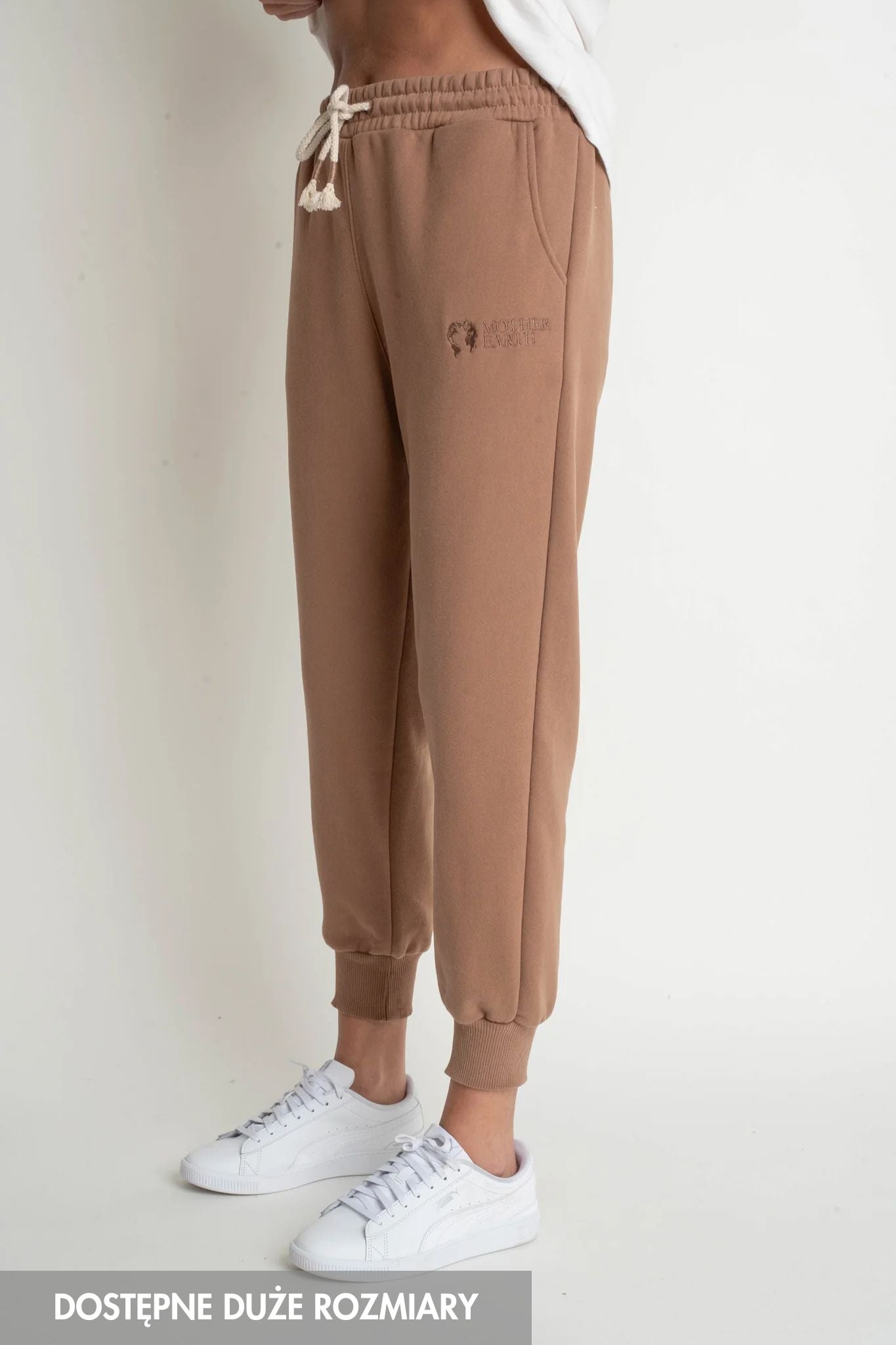 SPODNIE DRESOWE TYPU JOGGER 2nd DROP BRĄZOWE - BEGERA