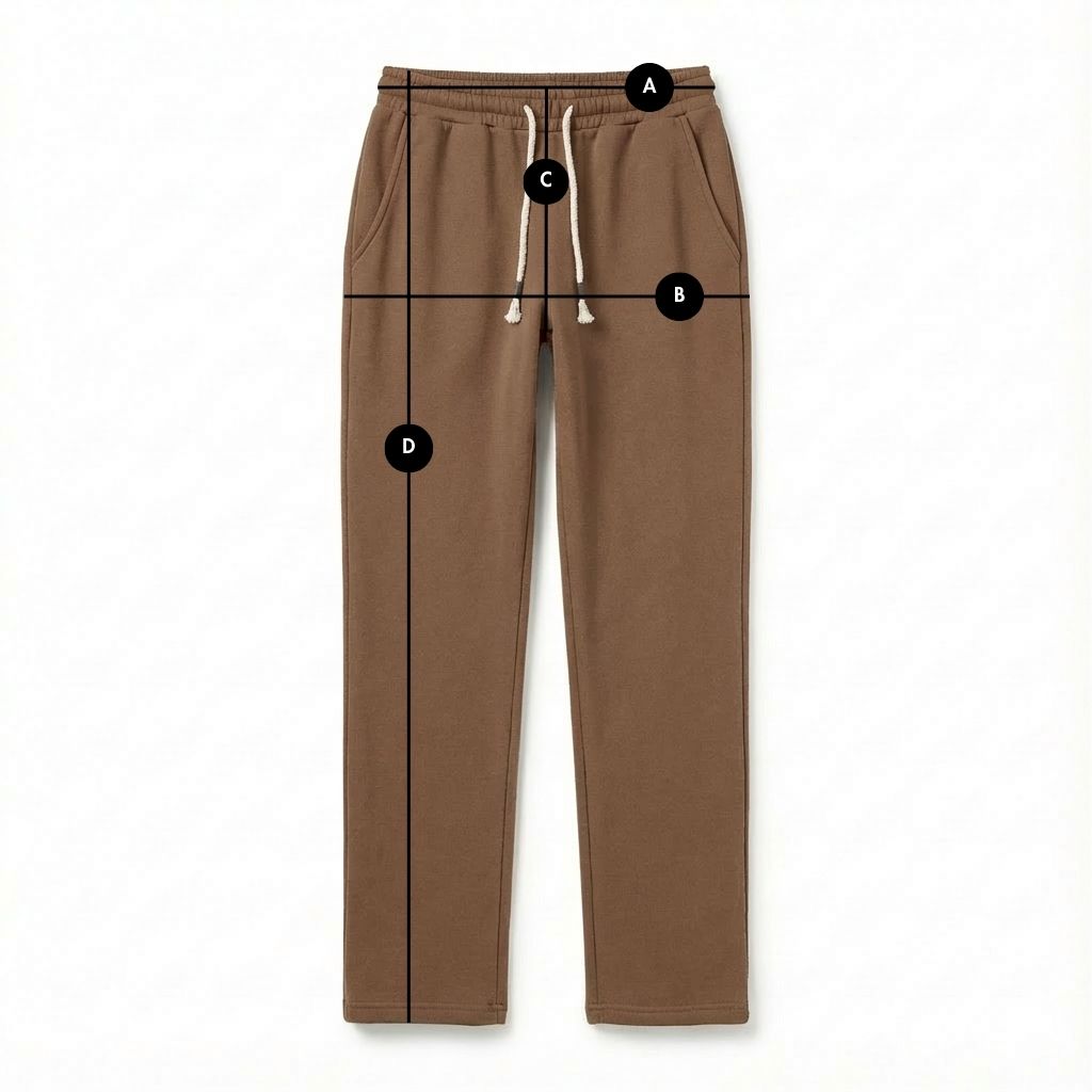BROWN SWEATPANTS - PAEA packshot