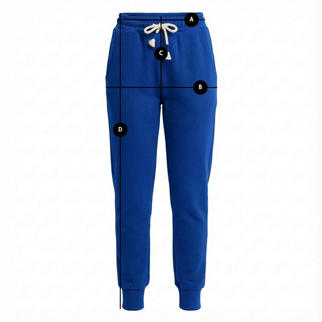 JOGGER TROUSERS, CORNFLOWER BLUE - BEGERA packshot
