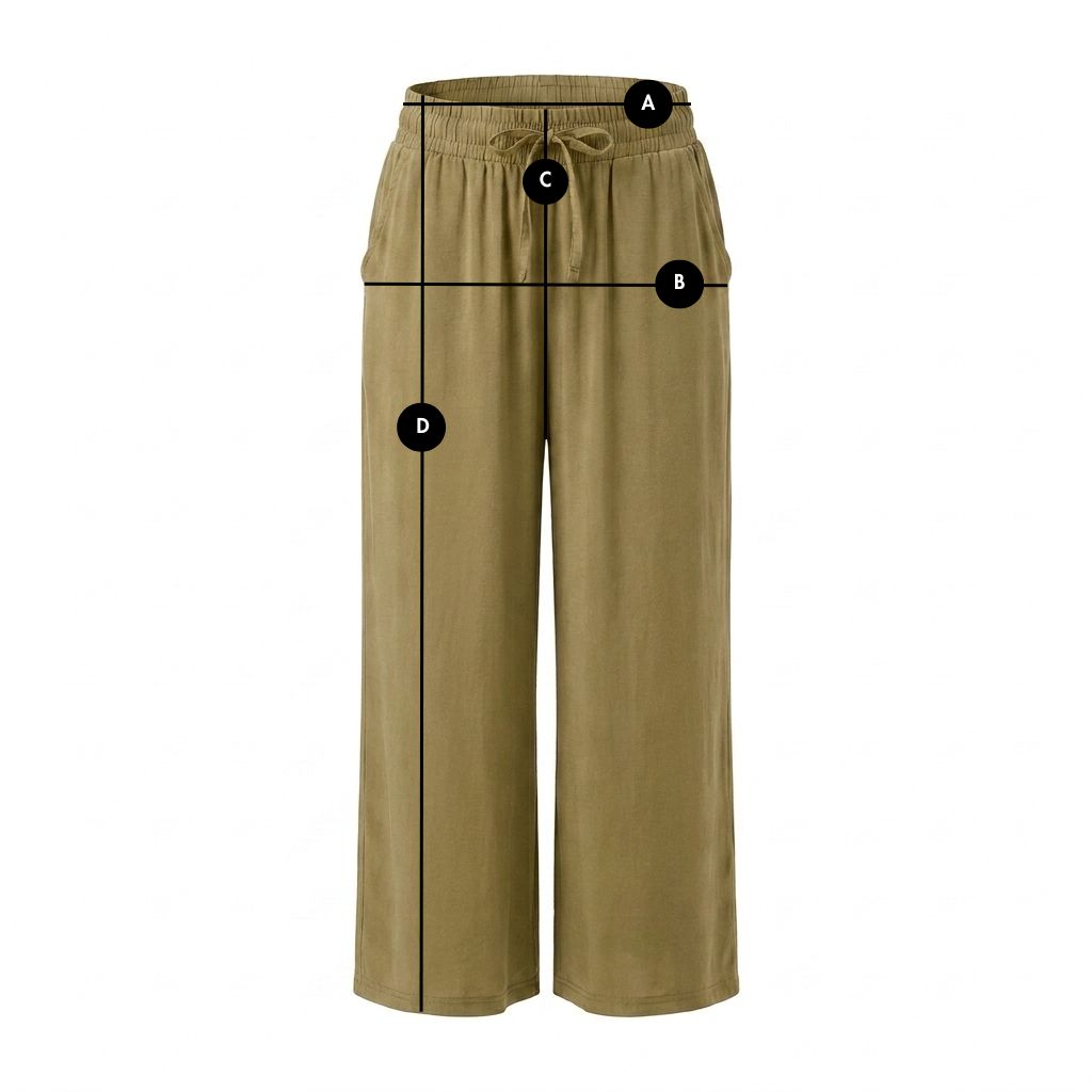 WOMEN'S MODAL TROUSERS GREEN - KYMA packshot