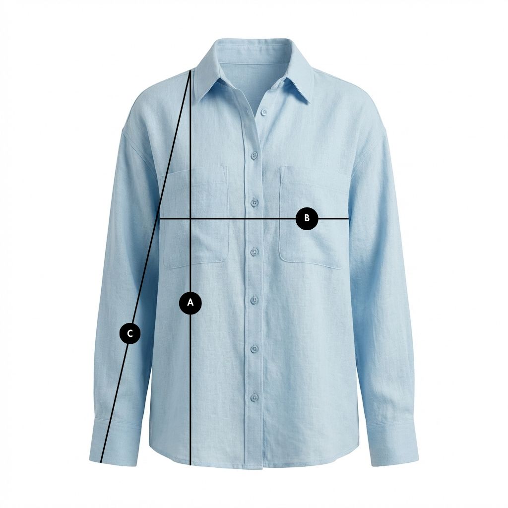 BLUE LINEN SHIRT - DOKOS packshot