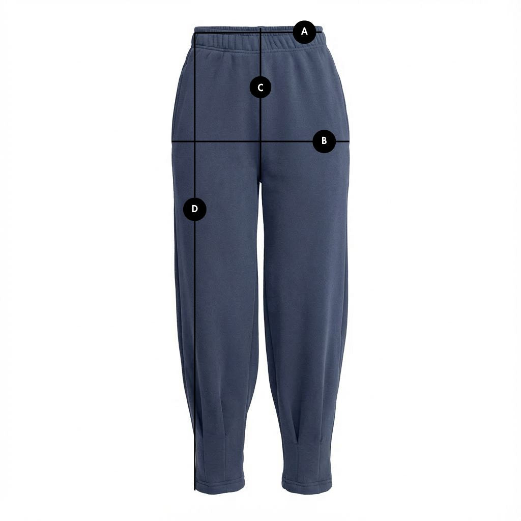 SPODNIE DRESOWE ZE ZWĘZANYMI NOGAWKAMI GRANATOWE - ANACAPA packshot