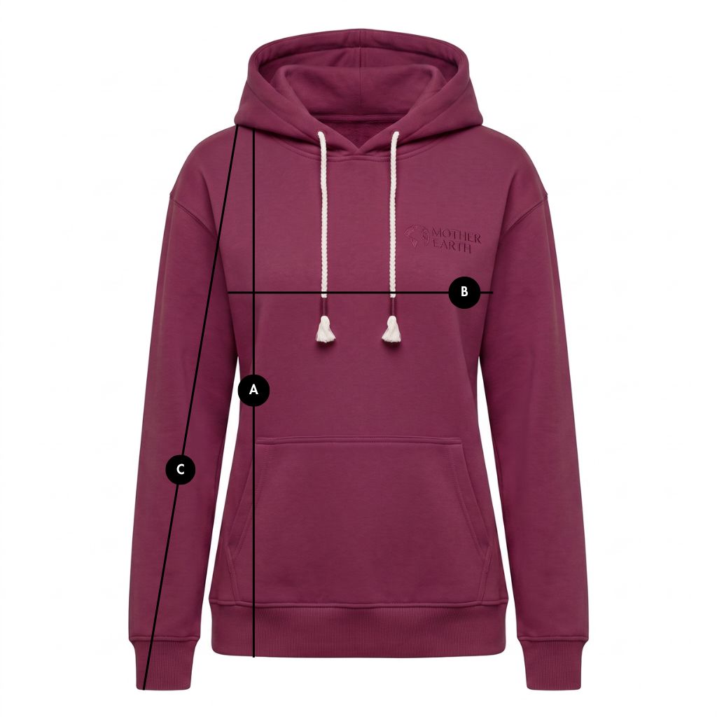 BLUZA Z KAPTUREM BURGUNDOWA - MOHELI packshot