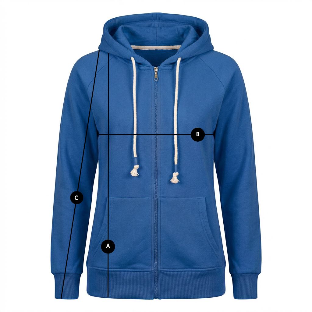 BLUZA Z KAPTUREM ROZPINANA CHABROWA - ARINA packshot