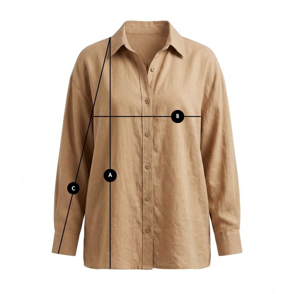 WOMEN'S OVERSIZED MODAL SHIRT, DARK BEIGE - MEDEA packshot