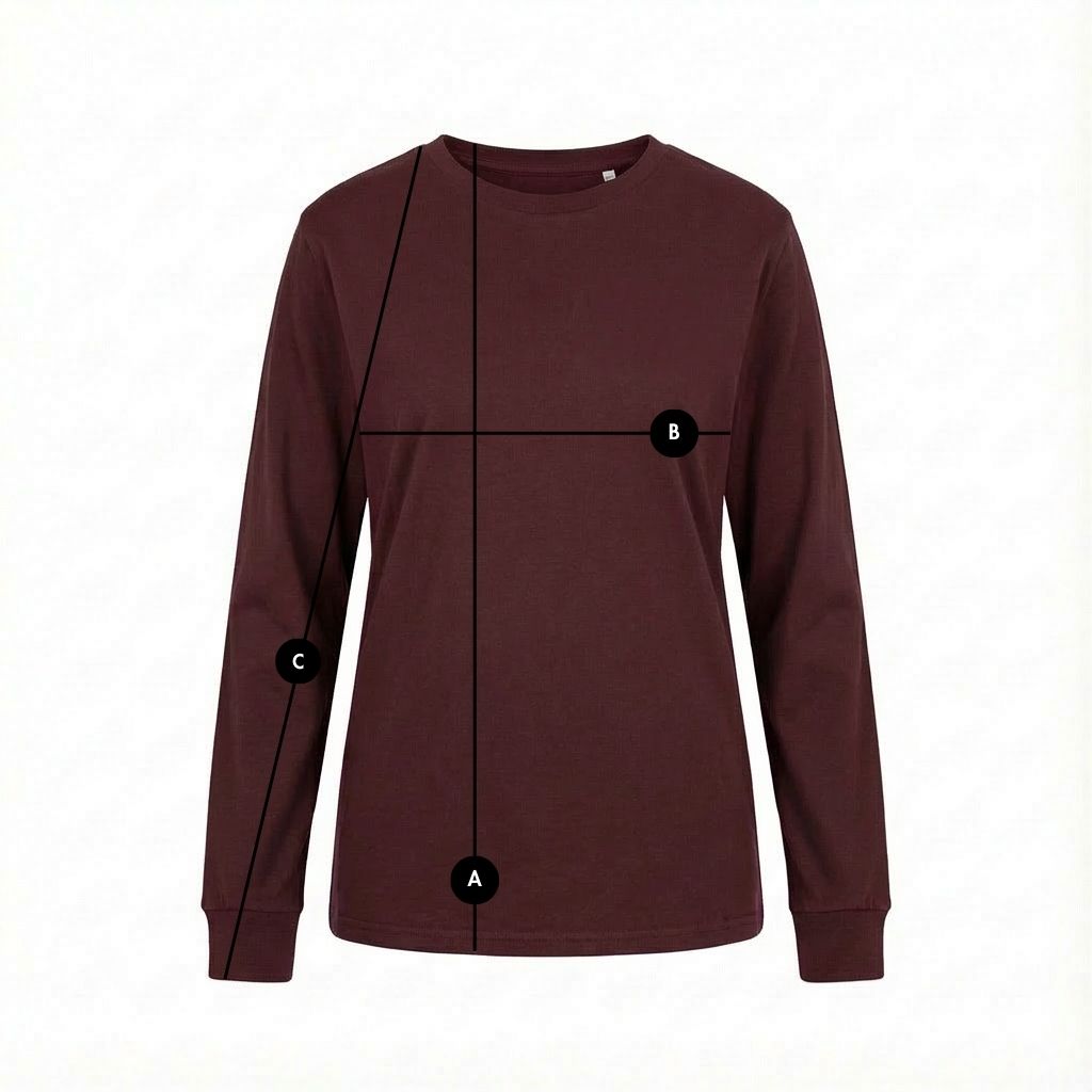 LONGSLEEVE OVERSIZE Z DELIKATNYM EFEKTEM SPRANIA BORDOWA - GILI packshot