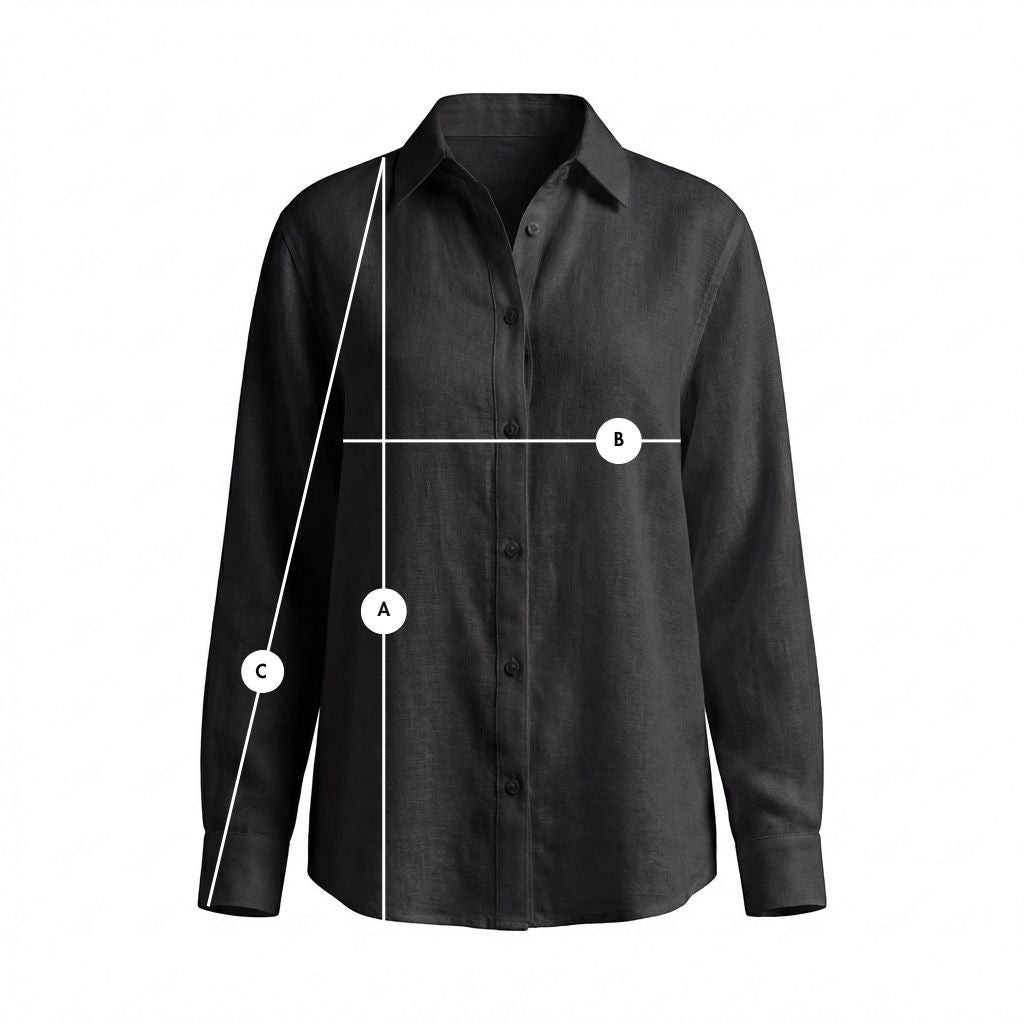 WOMEN'S BLACK MODAL SHIRT - HARPIA packshot