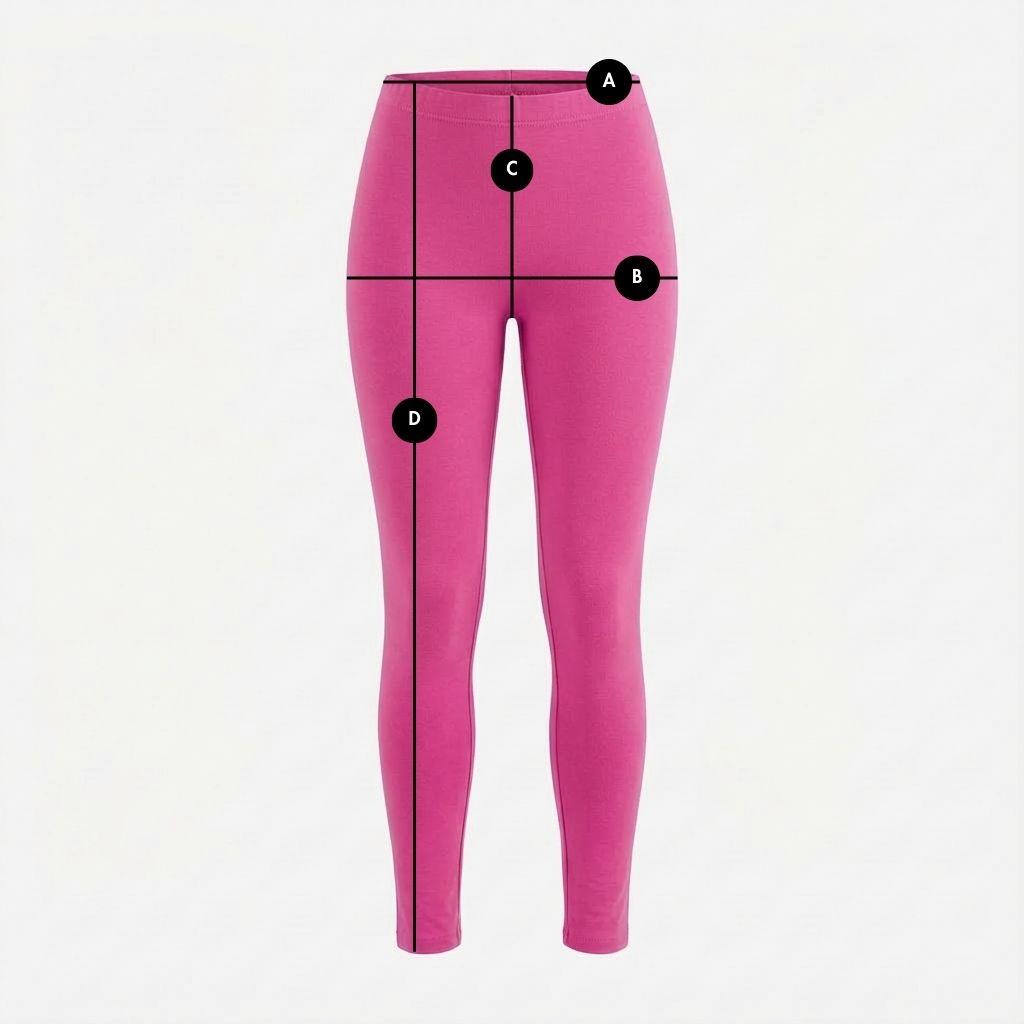 PINK COTTON LEGGINGS - LUIZIANA packshot