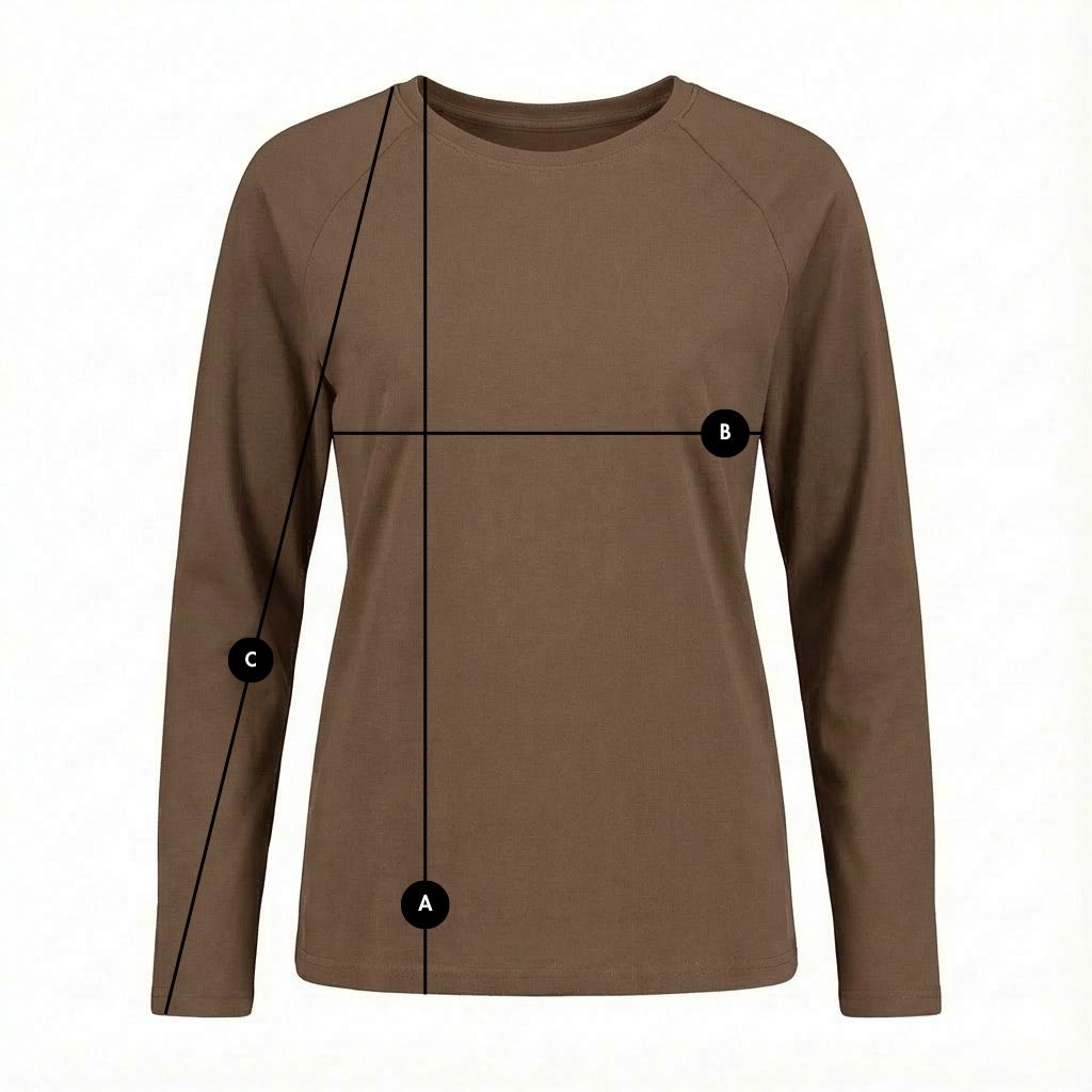 LONGSLEEVE OVERSIZE Z DELIKATNYM EFEKTEM SPRANIA BRĄZOWY  - OBILATU packshot