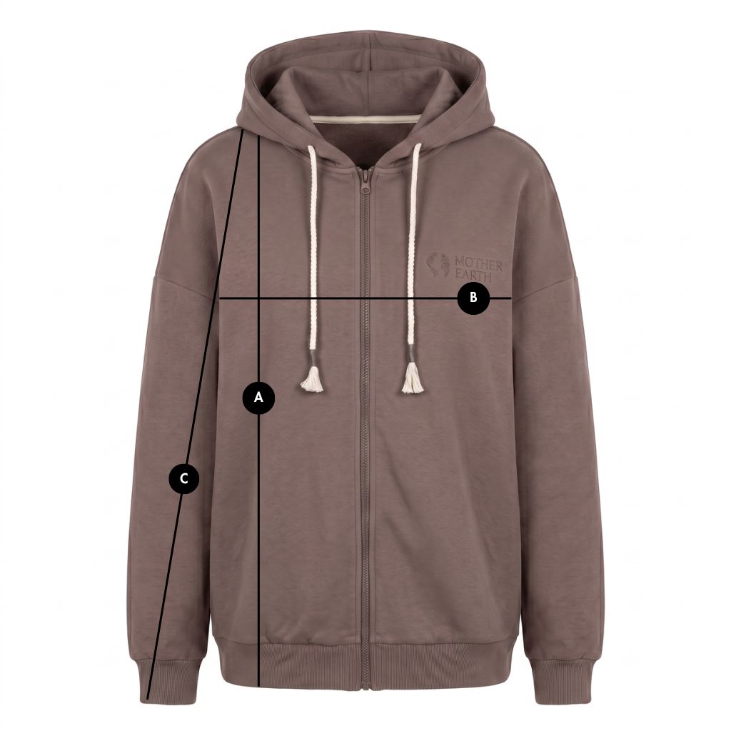 HOODED ZIP-UP SWEATSHIRT CAPPUCCINO - NIKO packshot