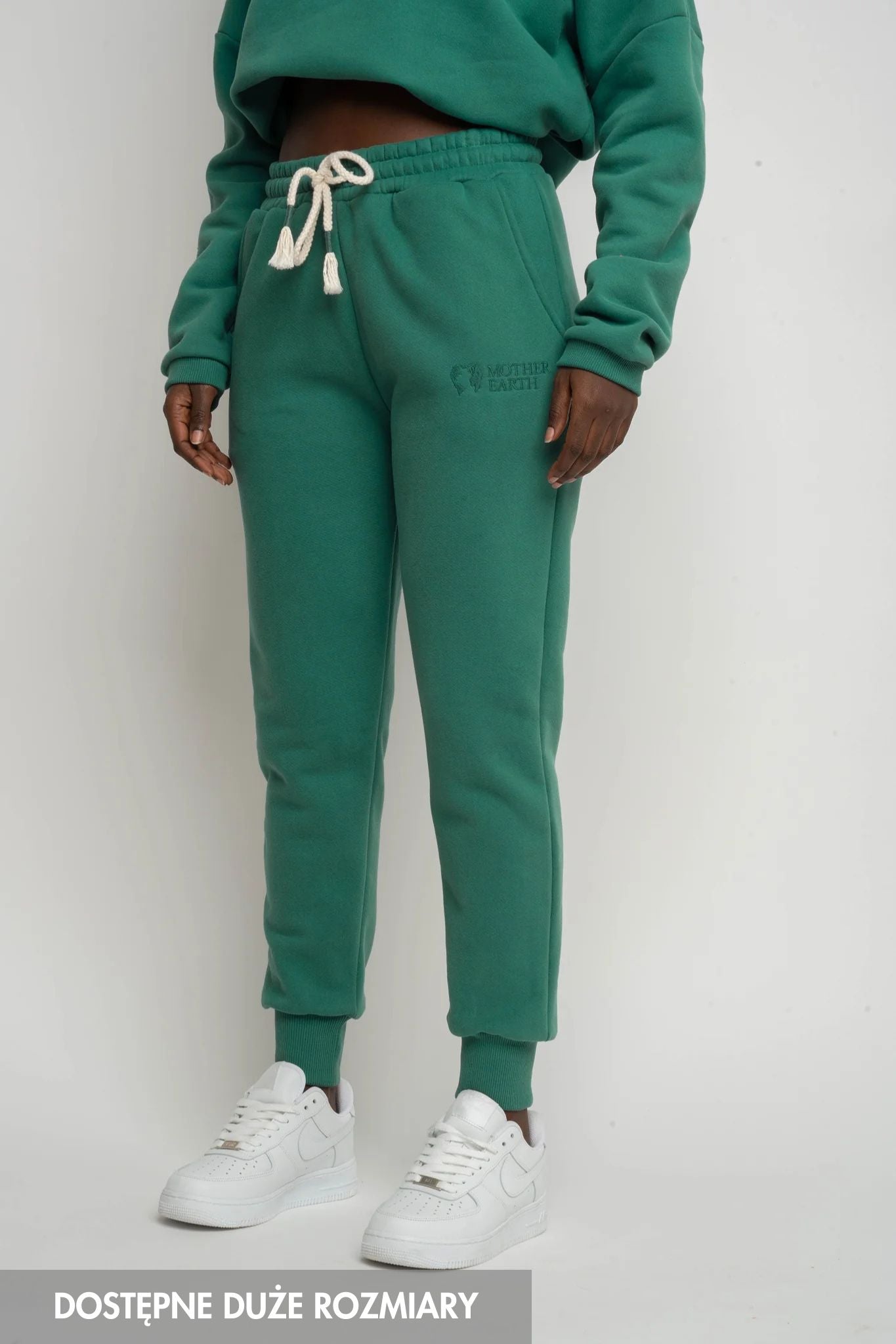 GREEN JOGGER SWEATPANTS - BEGERA