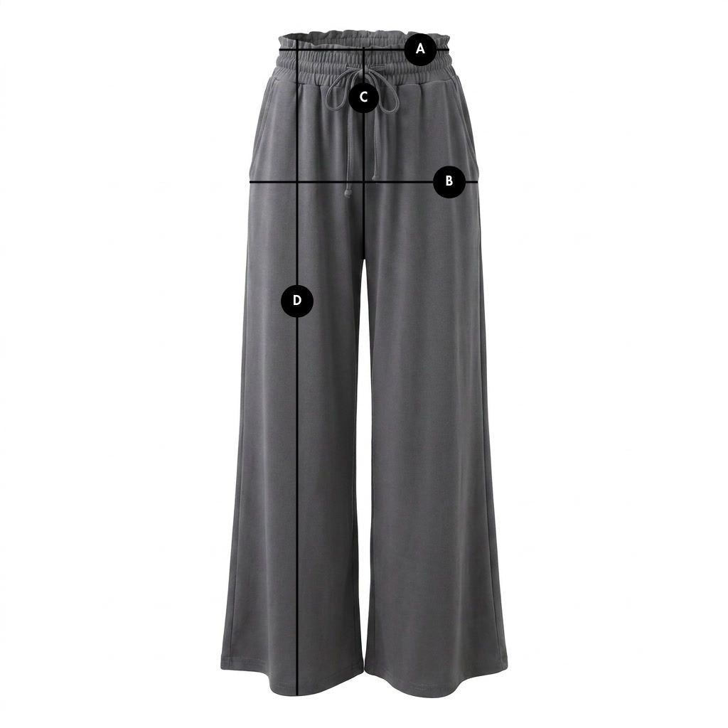 WOMEN'S GREY MODAL TROUSERS - CALDERA packshot