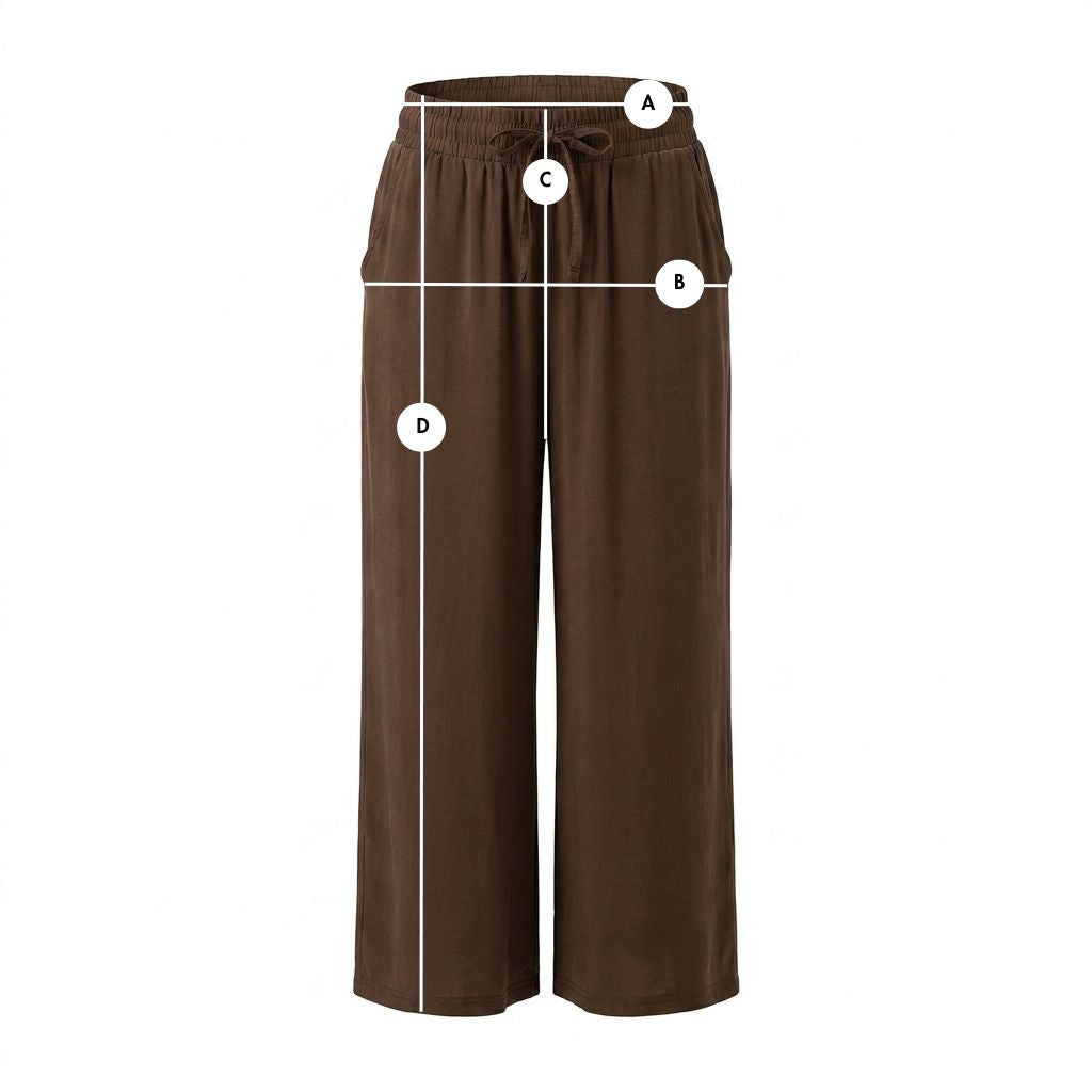 WOMEN'S BROWN MODAL TROUSERS - KYMA packshot