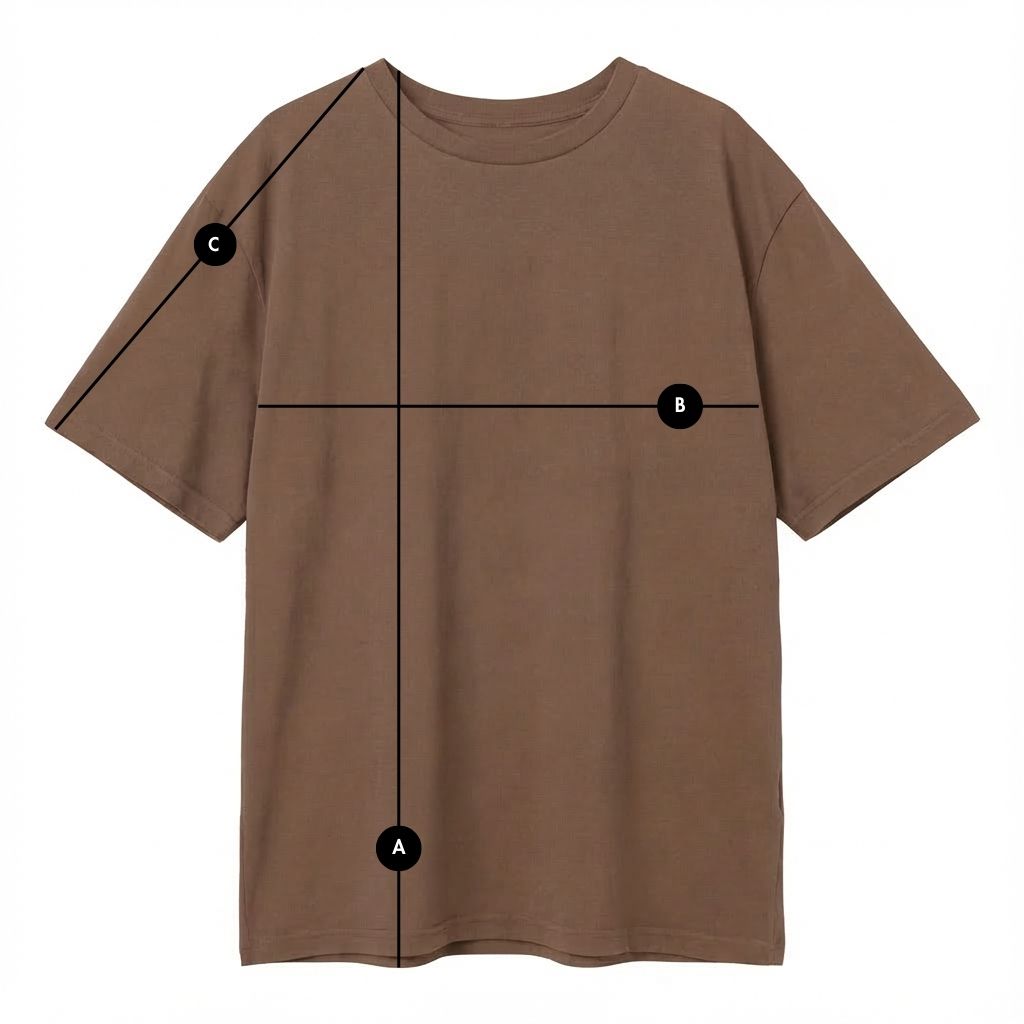 T-SHIRT OVERSIZE Z DELIKATNYM EFEKTEM SPRANIA BRĄZOWY - OYSTER packshot