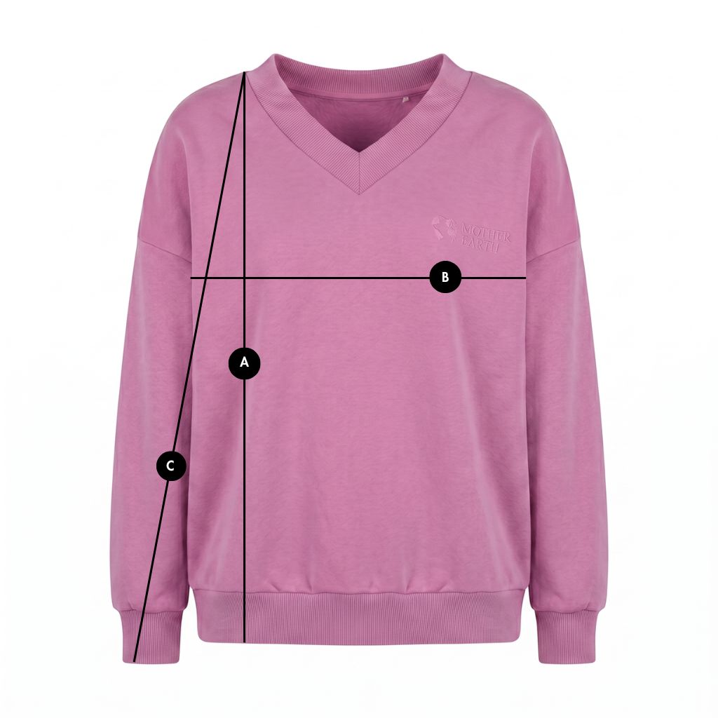 BLUZA Z DEKOLTEM OVERSIZE CUKIERKOWY RÓŻ - BISCOE packshot