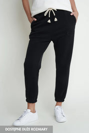 BLACK BAGGY SWEATPANTS - KARPATOS