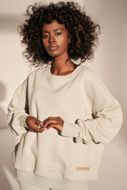 BLUZA OVERSIZE MIĘTOWA - MADAGASKAR